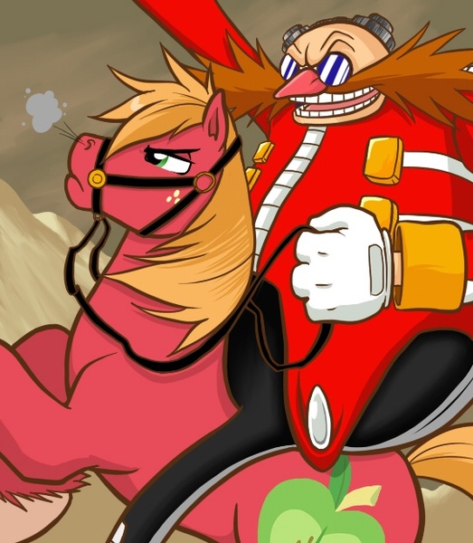 2905718 - safe, artist:cowsrtasty, pony, doctor eggman, male