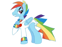 Size: 800x600 | Tagged: artist:anaxboo, clothes, derpibooru import, rainbow blitz, rainbow dash, rule 63, safe, tuxedo