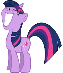 Size: 7000x8000 | Tagged: safe, artist:choopy, derpibooru import, twilight sparkle, pony, unicorn, absurd resolution, eyes closed, female, mare, reaction image, simple background, smiling, solo, transparent background, unicorn twilight, vector