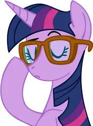 Size: 5834x7939 | Tagged: absurd resolution, artist:choopy, artist:megasweet, derpibooru import, glasses, safe, simple background, transparent background, twilight sparkle, vector