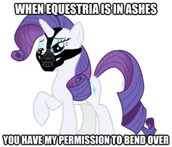 Size: 622x532 | Tagged: bane, batman, bend over, derpibooru import, image macro, rarity, safe