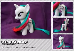 Size: 1024x714 | Tagged: safe, artist:tinrobo, derpibooru import, gusty, pony, brushable, custom, irl, photo, solo, toy