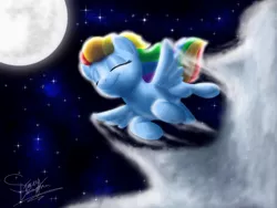 Size: 1024x768 | Tagged: safe, artist:shadeysix, derpibooru import, rainbow dash, flying, solo