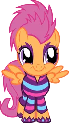 Size: 1940x3444 | Tagged: safe, artist:astringe, derpibooru import, scootaloo, pony, cute, cutealoo, female, filly, simple background, solo, transparent background, vector