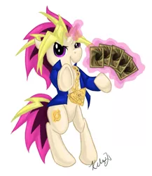 Size: 817x942 | Tagged: artist:viperviolist, atem, derpibooru import, millennium puzzle, ponified, safe, yami yugi, yugi muto, yu-gi-oh!