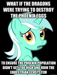 Size: 625x833 | Tagged: conspiracy lyra, derpibooru import, exploitable meme, image macro, lyra heartstrings, meme, safe