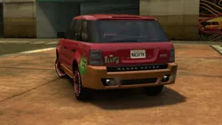 Size: 1280x720 | Tagged: american football, barely pony related, big macintosh, car, derpibooru import, endzone, game screencap, human, land rover, land rover range rover sport, midnight club, midnight club: la, ponycar, safe, scroll, stadium, suv, video game