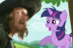 Size: 488x322 | Tagged: crossover, derpibooru import, fanfic, geoffrey rush, hector barbossa, pirates of the caribbean, safe, twilight sparkle