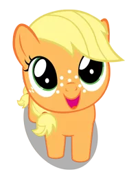 Size: 2250x3000 | Tagged: applejack, artist:coldbologna, cute, daaaaaaaaaaaw, derpibooru import, filly, high res, hnnng, safe, simple background, solo, transparent background, vector