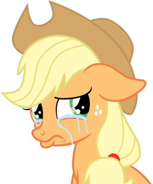 Size: 815x981 | Tagged: applejack, artist:hank0, crying, derpibooru import, sad, safe, unhapplejack