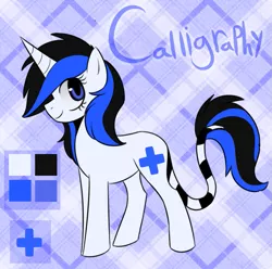 Size: 715x709 | Tagged: safe, artist:questioncalligraphy, derpibooru import, oc, unofficial characters only, pony, unicorn, reference sheet, solo