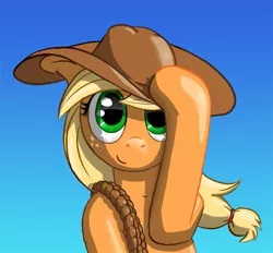 Size: 861x800 | Tagged: applejack, artist:naboolars, derpibooru import, rope, safe