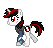 Size: 53x48 | Tagged: safe, artist:drakcel, derpibooru import, oc, oc:blackjack, unofficial characters only, pony, unicorn, fallout equestria, fallout equestria: project horizons, fanfic, animated, clothes, fanfic art, female, gif, hooves, horn, mare, pipbuck, pixel art, simple background, solo, transparent background, vault suit
