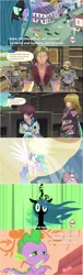 Size: 855x2826 | Tagged: asbel, captain malik, changeling, changeling queen, comic, crossover, derpibooru import, human, malik, prince richard, princess celestia, queen chrysalis, richard, safe, spike, tales of graces, tales of graces f, tales of series