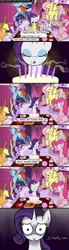 Size: 700x2520 | Tagged: applejack, artist:equinox23, birthday, comic, crying, dead source, derpibooru import, fluttershy, mane six, pinkie pie, rainbow dash, rarity, semi-grimdark, sweetie belle, twilight sparkle