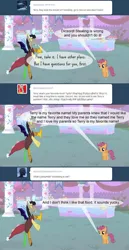 Size: 850x1650 | Tagged: ask terry, derpibooru import, discord, safe, scootaloo, terry, tumblr