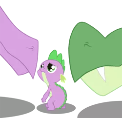 Size: 450x435 | Tagged: artist:queencold, derpibooru import, dragon, father, father and son, hilarious in hindsight, mother, mother and son, oc, parent, safe, simple background, spike, spike's father, spike's mother, transparent background