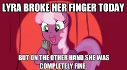 Size: 622x344 | Tagged: artist:equestria-prevails, cheerilee, cheerilee pun, derpibooru import, exploitable meme, image macro, meme, pun, safe, stand-up comedy