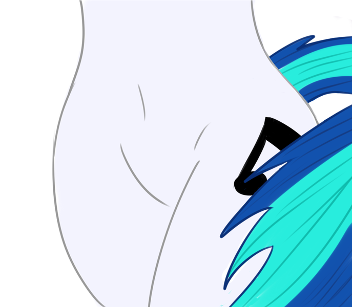 Size: 916x800 | Tagged: questionable, artist:thorheim, derpibooru import, vinyl scratch, anthro, belly button, crotch, female, hips, image, png, simple background, solo, solo female