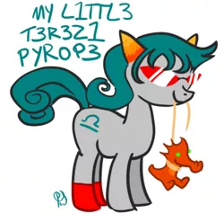 Size: 500x494 | Tagged: derpibooru import, homestuck, ponified, safe, scalemate, terezi pyrope