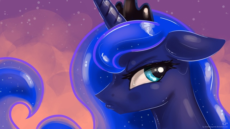 Size: 1920x1080 | Tagged: artist:kp-shadowsquirrel, derpibooru import, floppy ears, pouting, princess luna, safe, solo, wallpaper