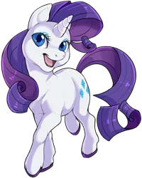 Size: 500x624 | Tagged: artist:kaceymeg, derpibooru import, rarity, safe, solo