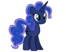 Size: 5000x4000 | Tagged: safe, artist:ikillyou121, derpibooru import, pinkie pie, princess luna, alicorn, pony, absurd resolution, alternate design, fusion, simple background, smiling, solo, the end is neigh, this will end in tears, transparent background, vector, whelp we're screwed, xk-class end-of-the-world scenario