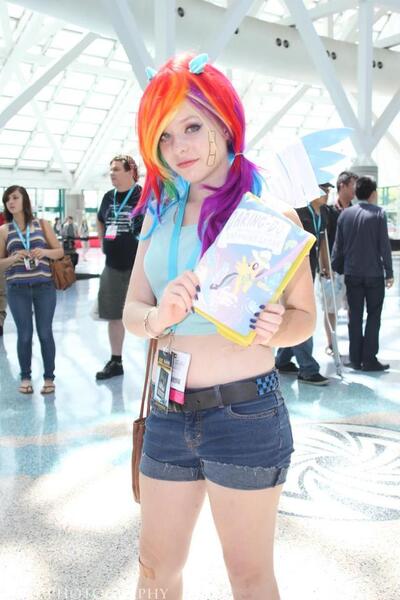 Size: 640x960 | Tagged: artist:dooplissshinigami, book, cosplay, daring do, derpibooru import, human, irl, irl human, photo, rainbow dash, safe