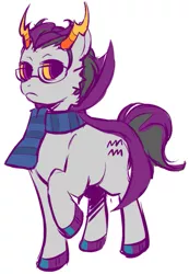 Size: 485x700 | Tagged: safe, artist:zilleniose-chu, derpibooru import, ponified, pony, eridan ampora, homestuck