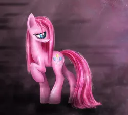 Size: 900x807 | Tagged: artist:munadrake, derpibooru import, pinkamena diane pie, pinkie pie, safe, solo