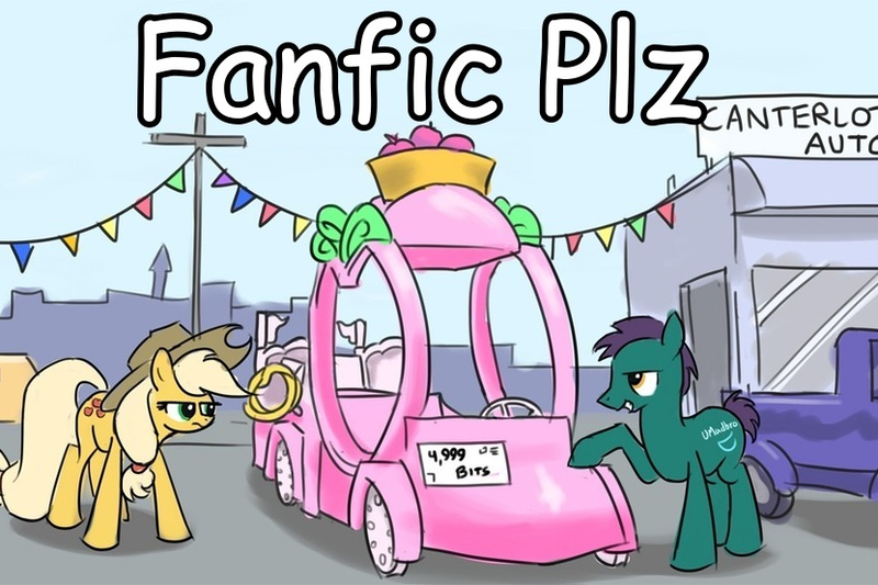 Size: 831x554 | Tagged: safe, artist:gsphere, derpibooru import, applejack, oc, earth pony, pony, applejack truck, applejack's hat, car, comic sans, cowboy hat, female, hasbro, hat, make it happen, male, mare, meme, meta, stallion, u mad