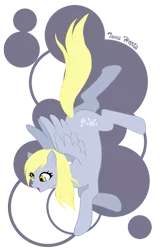 Size: 417x640 | Tagged: safe, artist:tavisharts, derpibooru import, derpy hooves, pegasus, pony, female, mare