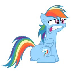 Size: 5000x5000 | Tagged: absurd resolution, artist:broneill95, derpibooru import, over a barrel, rainbow dash, safe, simple background, transparent background, vector