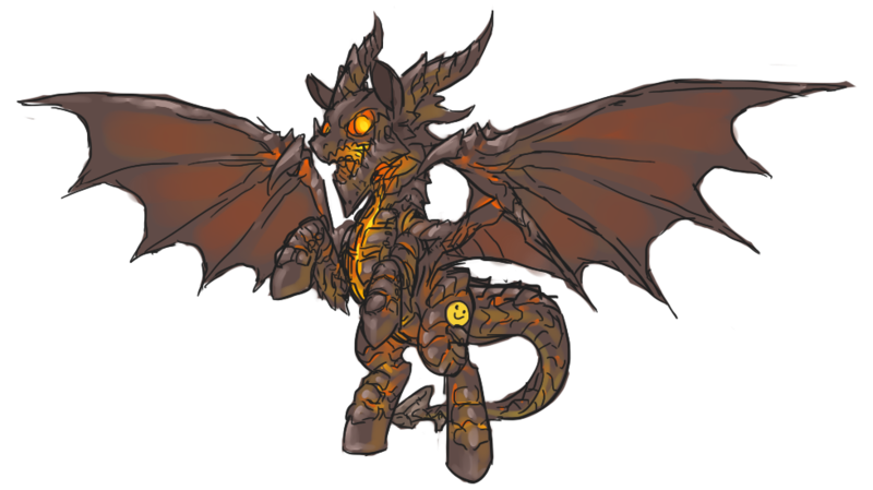 Size: 980x550 | Tagged: artist needed, deathwing, derpibooru import, dracony, horns, hybrid, open mouth, ponified, rearing, safe, simple background, solo, source needed, spread wings, transparent background, warcraft, wings, world of warcraft