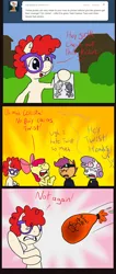 Size: 728x1720 | Tagged: apple bloom, comic, derpibooru import, diamond tiara, hate mail for twist, meanie belle, medical waste, safe, scootaloo, silver spoon, stalkerloo, sweetie belle, twist