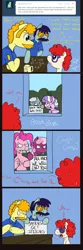 Size: 744x2236 | Tagged: cheerilee, comic, derpibooru import, diamond tiara, hate mail for twist, oc, pinkie pie, police, safe, silver spoon, twist