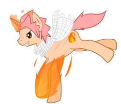 Size: 600x516 | Tagged: artist:mangotwizzlers, crossover, derpibooru import, dracony, fairy tail, fire, natsu dragneel, ponified, safe