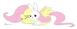 Size: 1350x525 | Tagged: angel bunny, artist:dm29, comforting, crying, derpibooru import, duo, fluttershy, safe, simple background, transparent background, vector