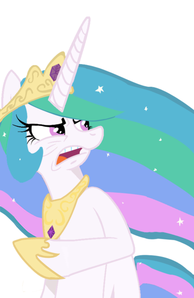 Size: 600x920 | Tagged: safe, artist:bobarella, derpibooru import, princess celestia, alicorn, pony, disgusted, ew gay, eww, female, mare, meme, reaction image, simple background, solo, transparent background