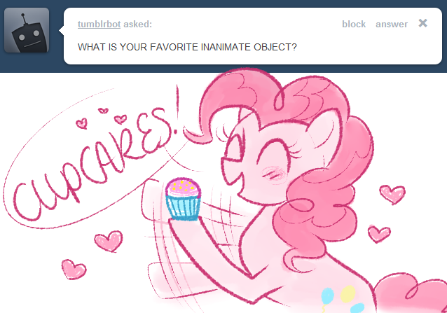 Size: 638x447 | Tagged: ask pinkie pie, cupcake, derpibooru import, pinkie pie, safe