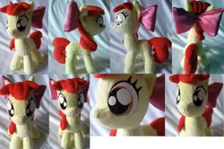 Size: 4000x2648 | Tagged: safe, artist:rens-twin, derpibooru import, apple bloom, pony, irl, photo, plushie, solo