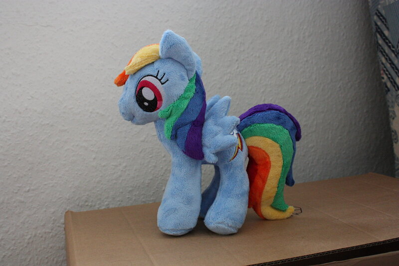 Size: 1600x1066 | Tagged: artist:siora86, derpibooru import, irl, photo, plushie, rainbow dash, safe, solo