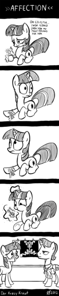 Size: 676x3366 | Tagged: artist:derkrazykraut, blushing, comic, derpibooru import, doctor horse, doctor stable, implied insertion, implied vaginal insertion, improvised sex toy, monochrome, sex toy, suggestive, toy, twilight sparkle, x-ray, x-ray picture