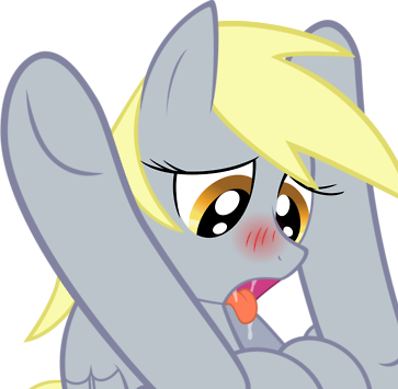 Size: 363x355 | Tagged: questionable, artist:derpysjunk, derpibooru import, derpy hooves, pegasus, pony, blushing, drool, explicit source, female, mare