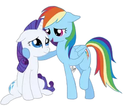 Size: 2516x2161 | Tagged: artist:bronyforever23, derpibooru import, female, high res, lesbian, rainbow dash, raridash, rarity, safe, shipping