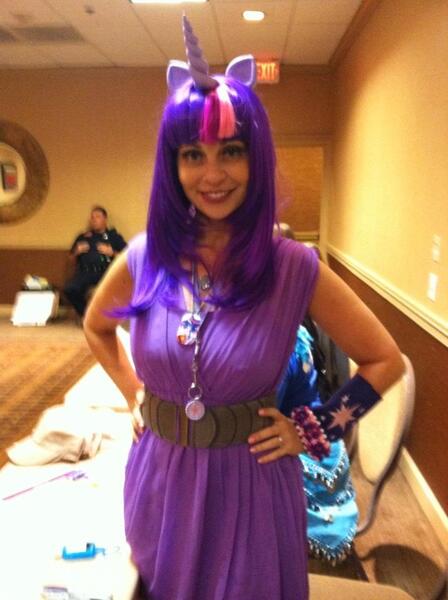 Size: 716x960 | Tagged: brony queen, canterlot gardens, cosplay, derpibooru import, human, irl, irl human, photo, safe, tara strong, twilight sparkle