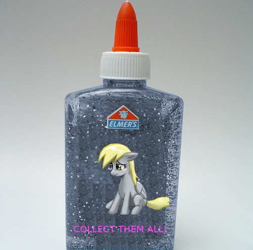 Size: 500x495 | Tagged: source needed, safe, derpibooru import, derpy hooves, pegasus, pony, crying, female, glue, glue bottle, implied death, mare