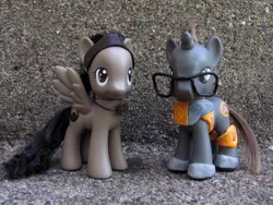 Size: 3648x2736 | Tagged: safe, artist:nocturnalequine, derpibooru import, ponified, alyx vance, brushable, custom, gordon freeman, half-life, half-life 2, high res, irl, photo, toy