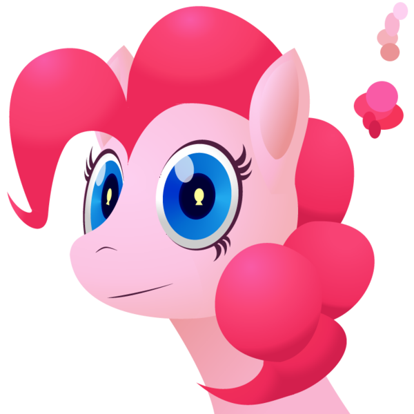 Size: 750x750 | Tagged: safe, artist:dannyrevv, derpibooru import, pinkie pie, bust, looking at you, portrait, reference sheet, solo, wingding eyes