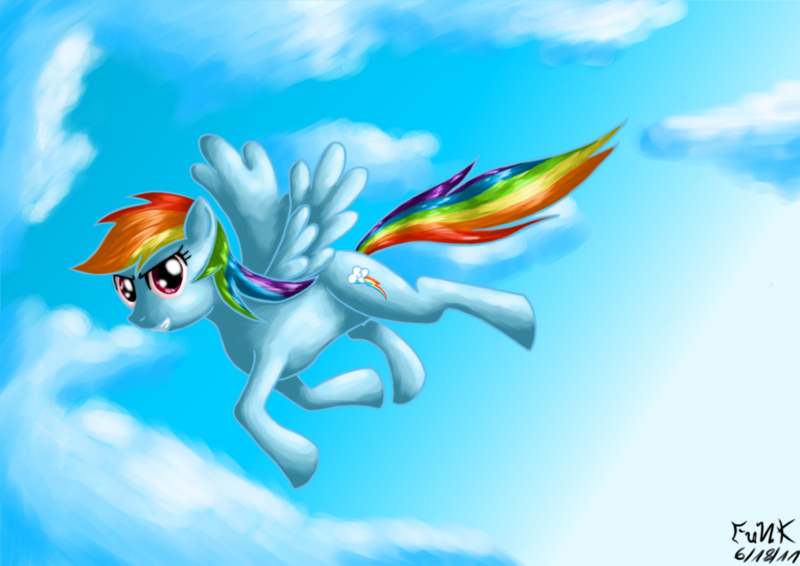 Size: 1600x1131 | Tagged: artist:dragonfunk7, derpibooru import, rainbow dash, safe